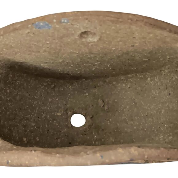 Pottery Wall Pocket Branch Leaves Berries Brown Neutral Cokors Signed Christy - Picture 3 of 10